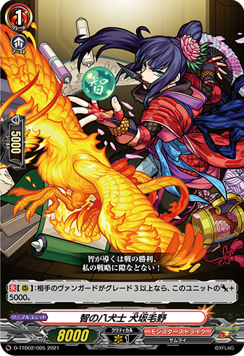 智之八犬士 犬阪毛野